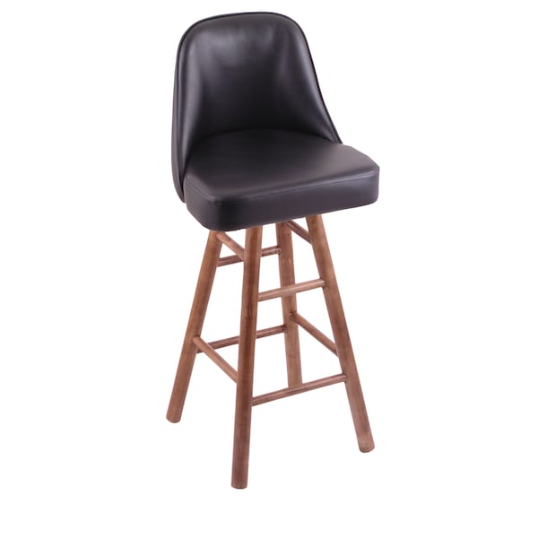 Maple Vanity Stool, Dark Cherry Finish